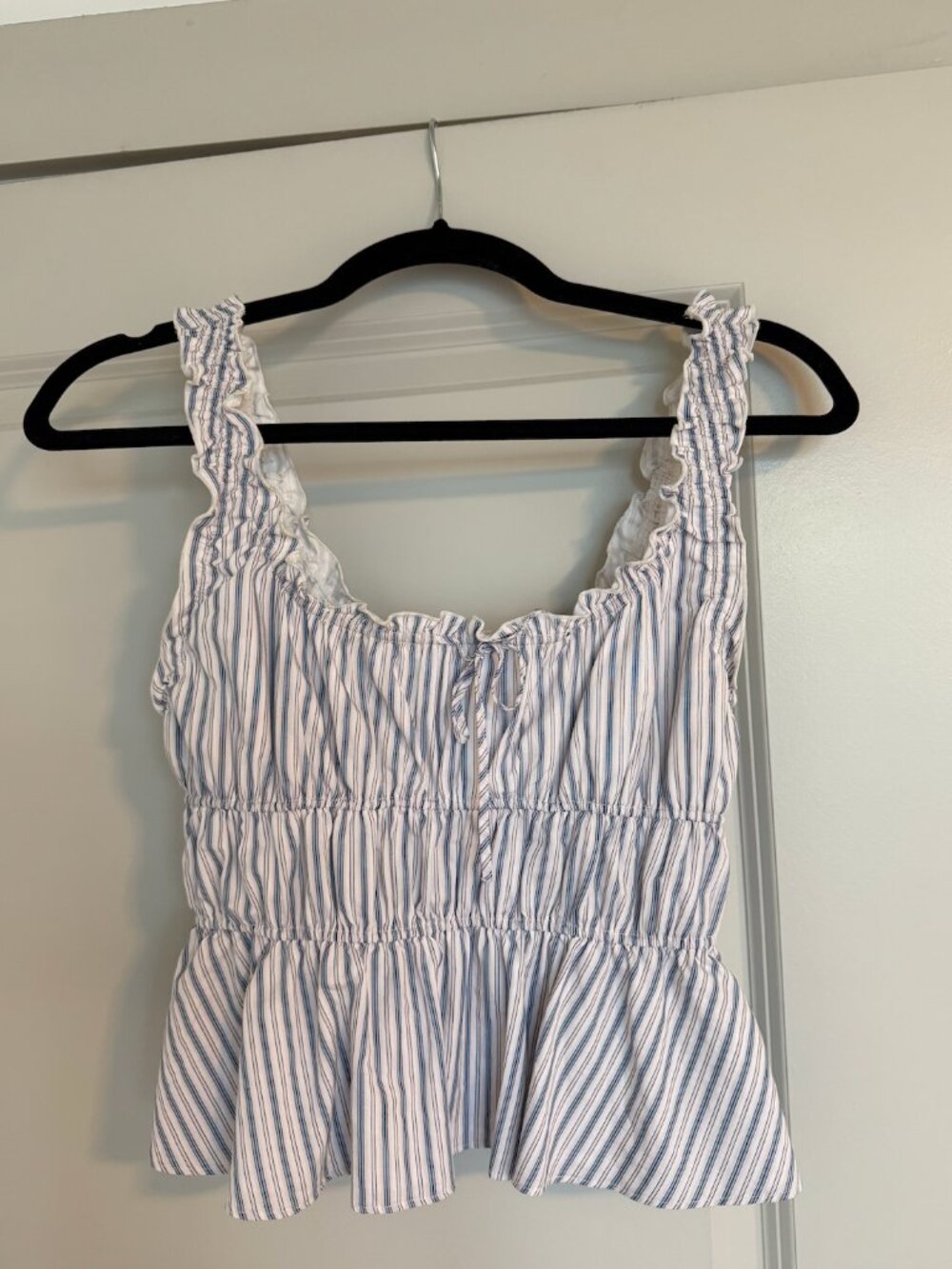 Aritzia Sunday Best Helena Poplin Top – Striped